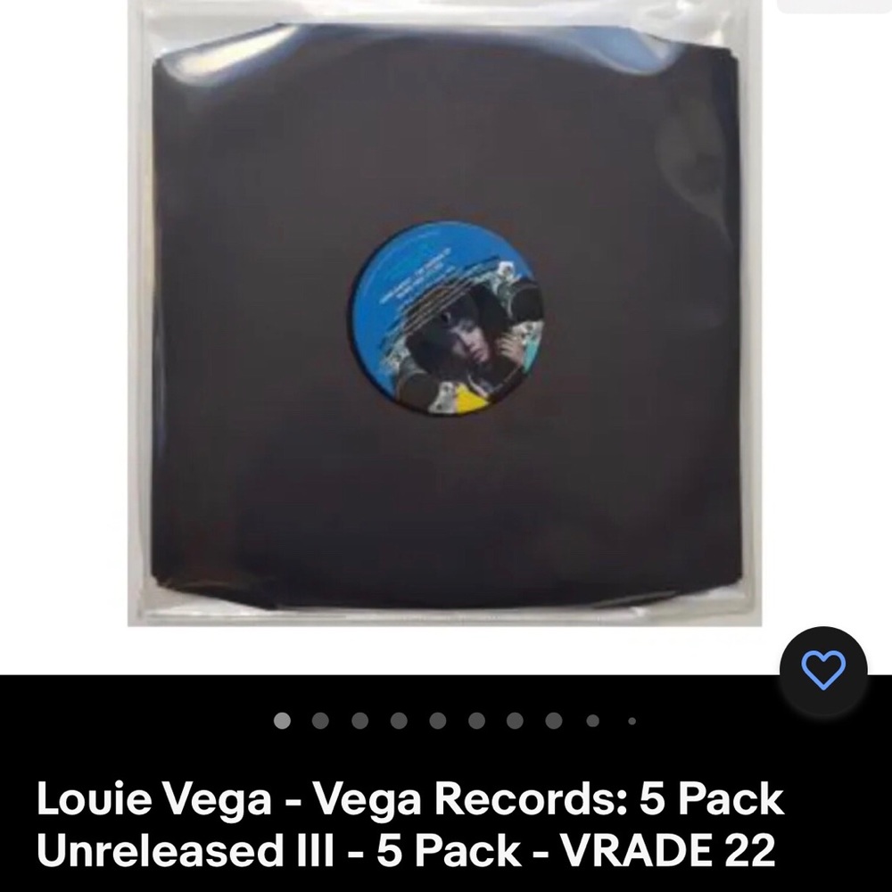 Louie Vega; vagal records; five pack unreleased III - Limited Run -